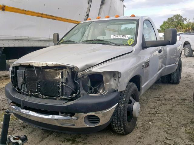 3D7ML46C07G725675 - 2007 DODGE RAM 3500 S SILVER photo 2