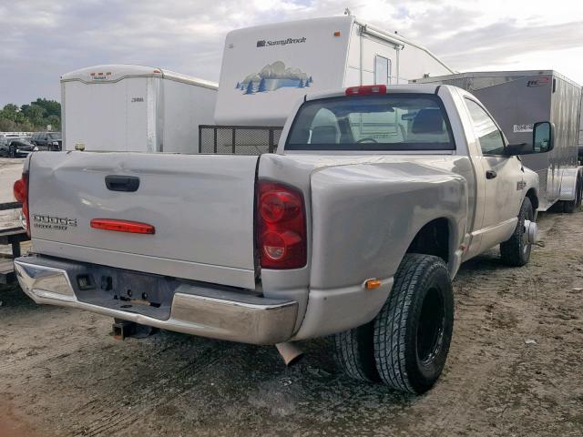 3D7ML46C07G725675 - 2007 DODGE RAM 3500 S SILVER photo 4