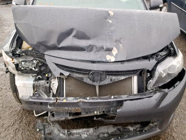 JTKJF5C73C3037435 - 2012 TOYOTA SCION TC CHARCOAL photo 7