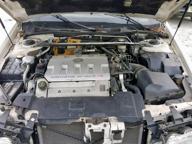 1G6ET12911B101314 - 2001 CADILLAC ELDORADO T WHITE photo 7