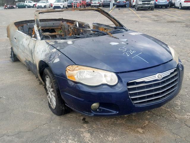 1C3EL55R95N541516 - 2005 CHRYSLER SEBRING TO BLUE photo 1