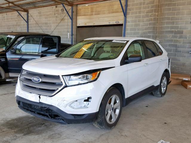 2FMPK3G9XHBC49863 - 2017 FORD EDGE SE WHITE photo 2