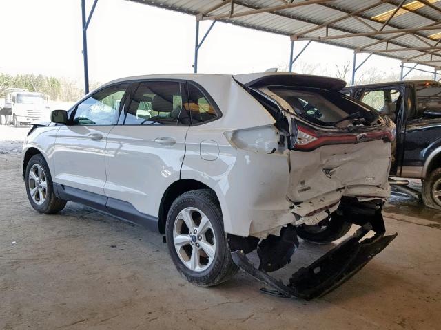 2FMPK3G9XHBC49863 - 2017 FORD EDGE SE WHITE photo 3