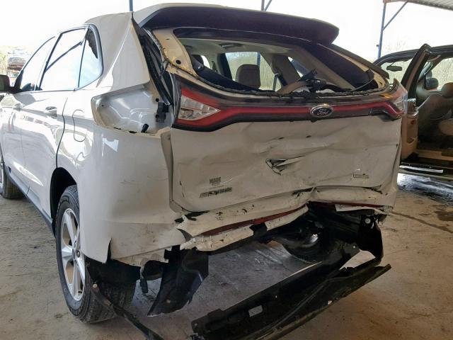 2FMPK3G9XHBC49863 - 2017 FORD EDGE SE WHITE photo 9