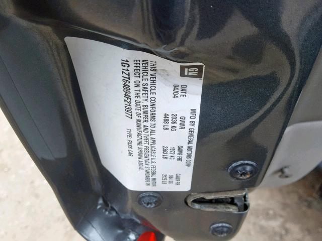 1G1ZT64894F213977 - 2004 CHEVROLET MALIBU MAX 灰色 照片 10