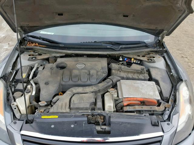 1N4CL21E49C148521 - 2009 NISSAN ALTIMA HYB GRAY photo 7