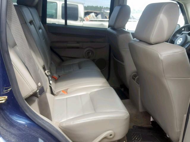 1J8HH48N16C217205 - 2006 JEEP COMMANDER ლურჯი ფოტო 6