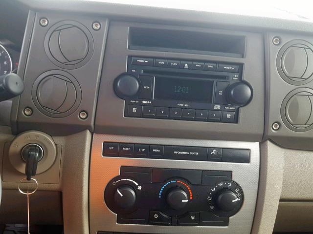 1J8HH48N16C217205 - 2006 JEEP COMMANDER ლურჯი ფოტო 9