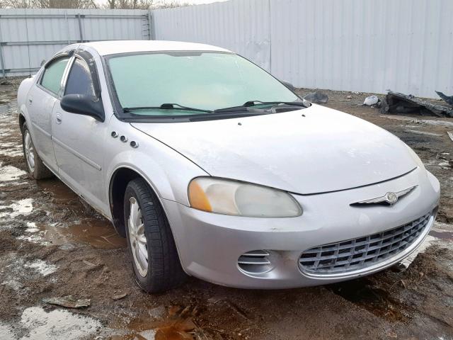 1C3EL46X12N201747 - 2002 CHRYSLER SEBRING LX SILVER photo 1