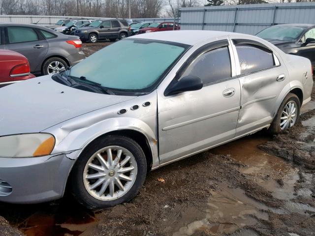 1C3EL46X12N201747 - 2002 CHRYSLER SEBRING LX SILVER photo 9