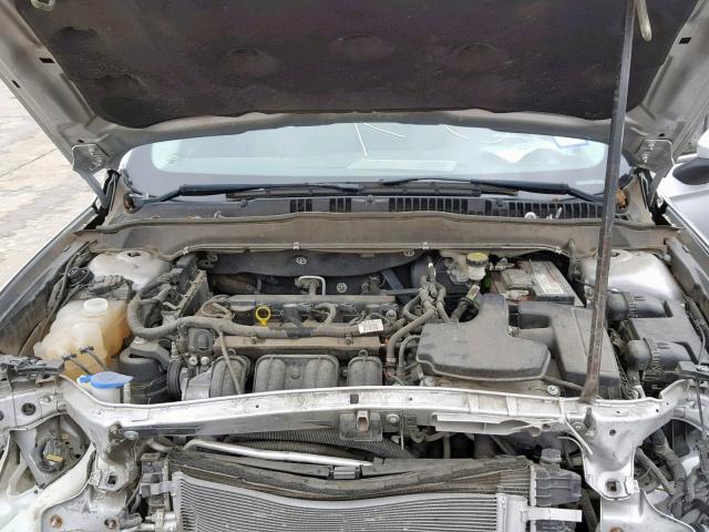 1FA6P0G78E5371187 - 2014 FORD FUSION S SILVER photo 7