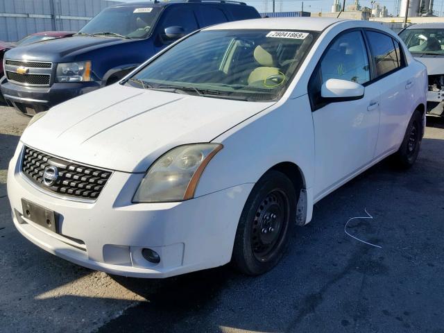 3N1AB61E99L650430 - 2009 NISSAN SENTRA 2.0 WHITE photo 2