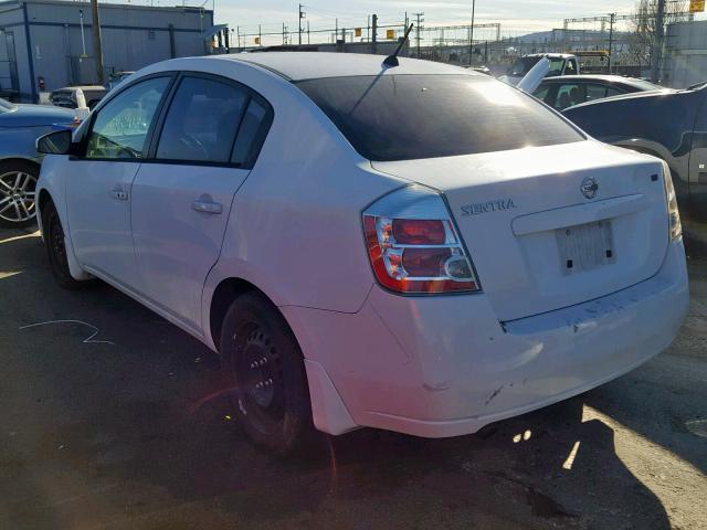 3N1AB61E99L650430 - 2009 NISSAN SENTRA 2.0 WHITE photo 3