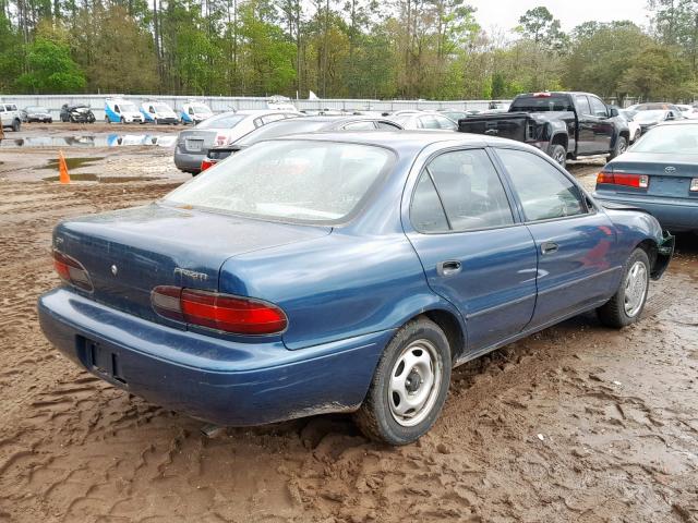 1Y1SK5361RZ007768 - 1994 GEO PRIZM BASE ლურჯი ფოტო 4
