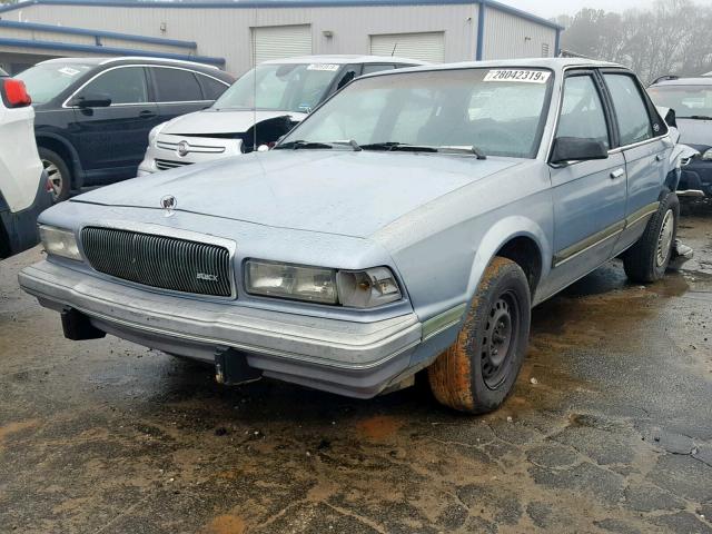 3G4AG54N3PS610802 - 1993 BUICK CENTURY SP BLUE photo 2