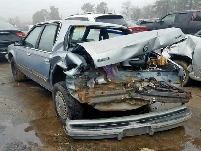 3G4AG54N3PS610802 - 1993 BUICK CENTURY SP BLUE photo 3