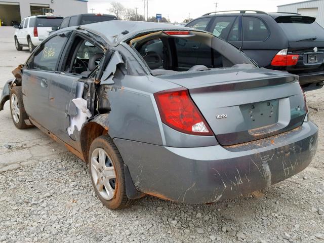 1G8AZ55F57Z134149 - 2007 SATURN ION LEVEL GRAY photo 3