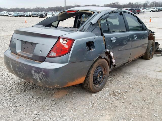 1G8AZ55F57Z134149 - 2007 SATURN ION LEVEL GRAY photo 4