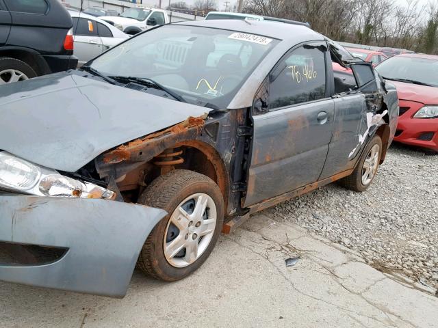 1G8AZ55F57Z134149 - 2007 SATURN ION LEVEL GRAY photo 9
