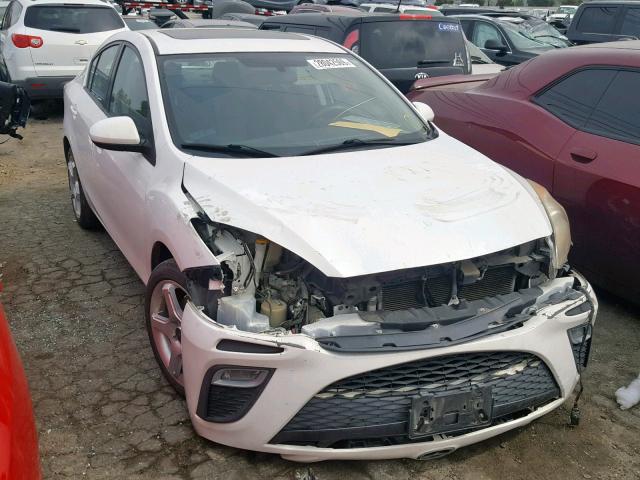 JM1BL1S67A1344749 - 2010 MAZDA 3 S WHITE photo 1