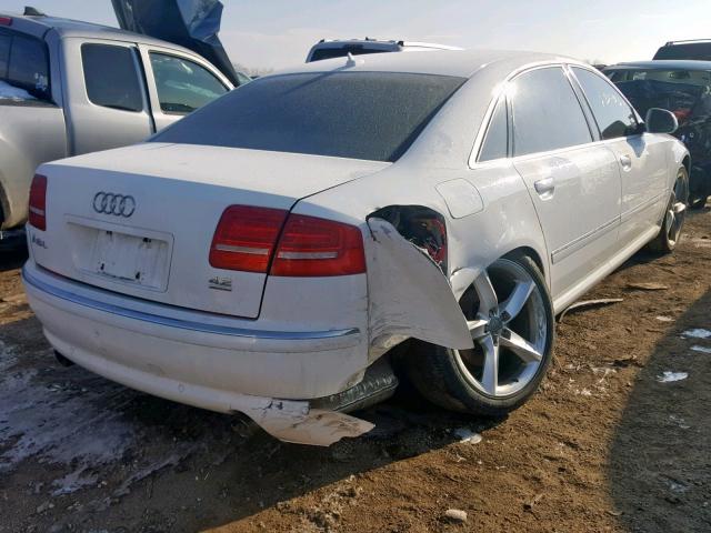 WAUMV94E68N001307 - 2008 AUDI A8 L QUATT WHITE photo 4