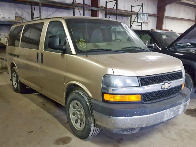 1GNUGCD47A1131506 - 2010 CHEVROLET EXPRESS G1 GOLD photo 1