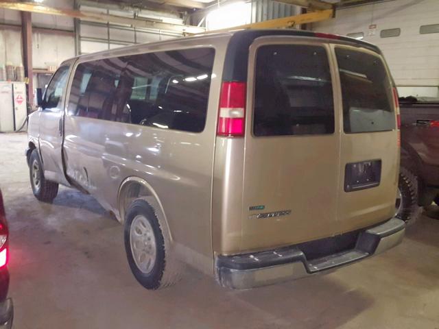 1GNUGCD47A1131506 - 2010 CHEVROLET EXPRESS G1 GOLD photo 3