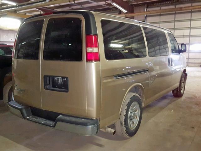 1GNUGCD47A1131506 - 2010 CHEVROLET EXPRESS G1 GOLD photo 4