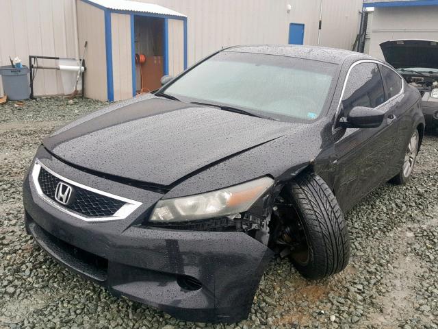 1HGCS12378A002985 - 2008 HONDA ACCORD LX- BLACK photo 2