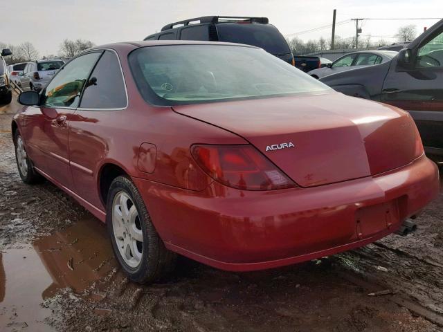 19UYA2256WL003823 - 1998 ACURA 3.0CL Красный фото 3