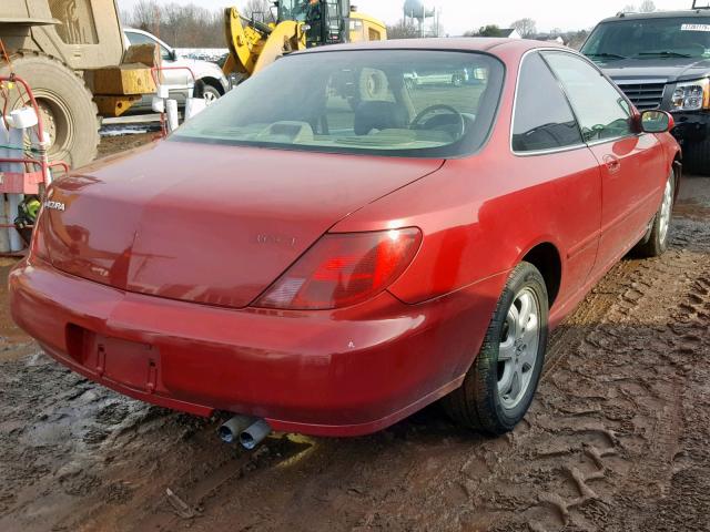 19UYA2256WL003823 - 1998 ACURA 3.0CL RED photo 4