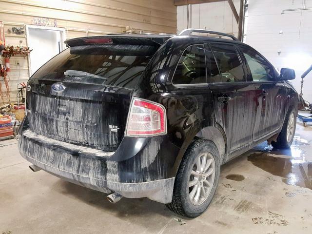 2FMDK48C77BB28905 - 2007 FORD EDGE SEL BLACK photo 4