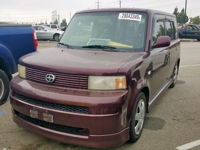 JTLKT324554004681 - 2005 TOYOTA SCION XB 勃艮第红 照片 2