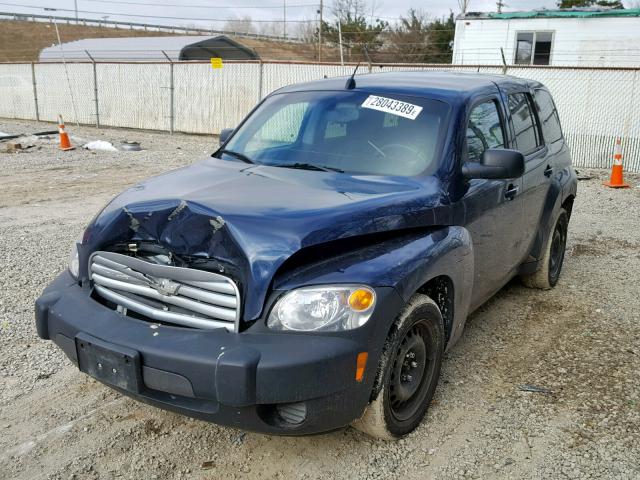 3GNCA13BX9S510821 - 2009 CHEVROLET HHR LS Կապույտ լուսանկար 2