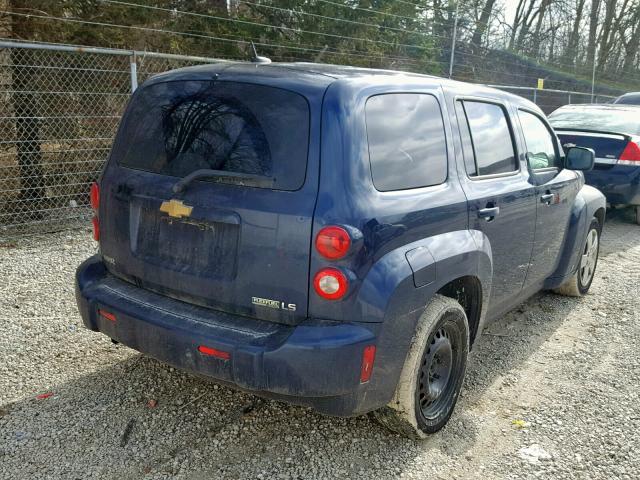 3GNCA13BX9S510821 - 2009 CHEVROLET HHR LS Կապույտ լուսանկար 4