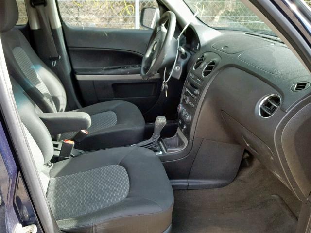 3GNCA13BX9S510821 - 2009 CHEVROLET HHR LS Կապույտ լուսանկար 5