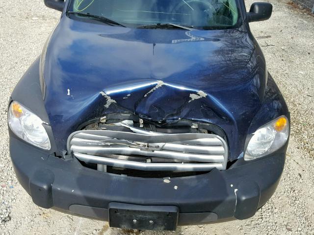 3GNCA13BX9S510821 - 2009 CHEVROLET HHR LS Կապույտ լուսանկար 7