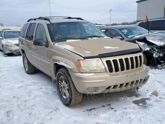 1J4GW68N8XC799660 - 1999 JEEP GRAND CHER TAN photo 1