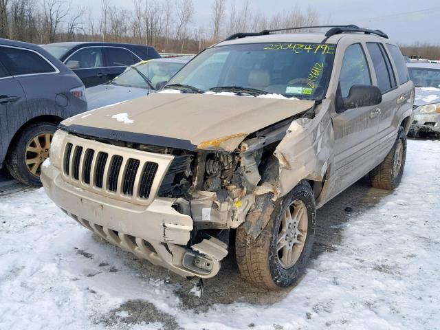 1J4GW68N8XC799660 - 1999 JEEP GRAND CHER TAN photo 2