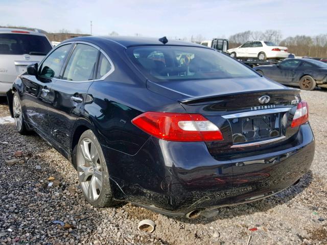 JN1BY1AP9BM322072 - 2011 INFINITI M37 BLACK photo 3