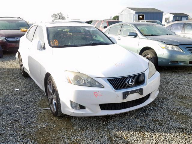 JTHBK262195097585 - 2009 LEXUS IS 250 WHITE photo 1