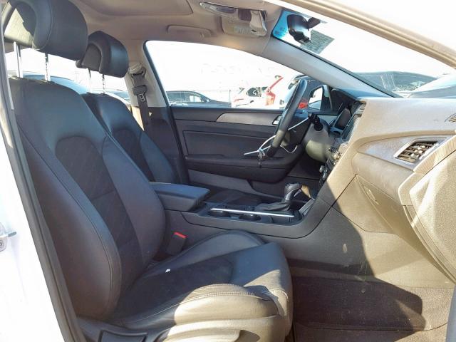 5NPE34AF9GH409506 - 2016 HYUNDAI SONATA SPO WHITE photo 5