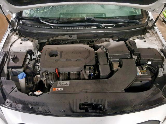 5NPE34AF9GH409506 - 2016 HYUNDAI SONATA SPO WHITE photo 7