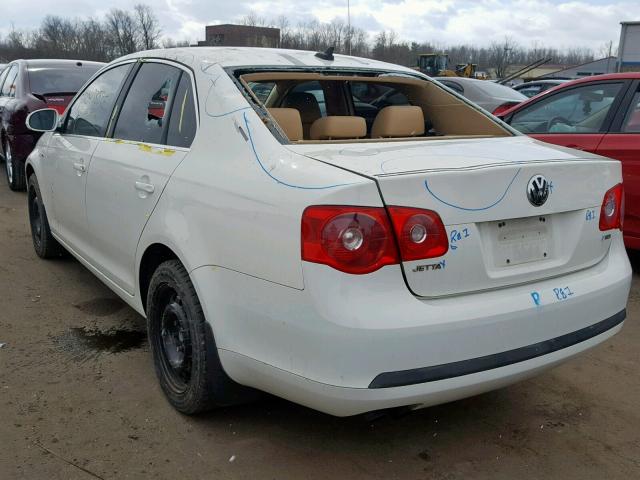 3VWCT71K76M853415 - 2006 VOLKSWAGEN JETTA TDI WHITE photo 3