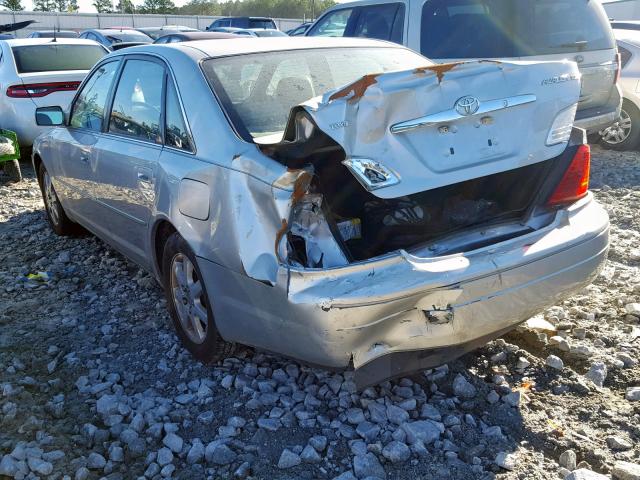 4T1BF28B02U218228 - 2002 TOYOTA AVALON XL SILVER photo 3