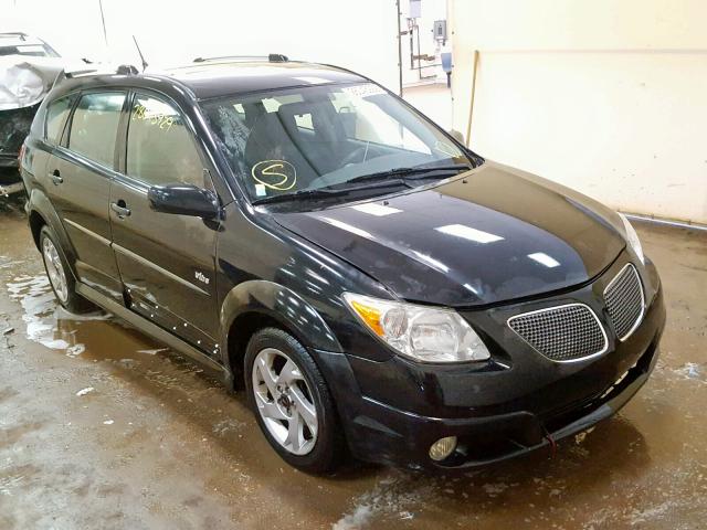 5Y2SL65817Z406571 - 2007 PONTIAC VIBE BLACK photo 1