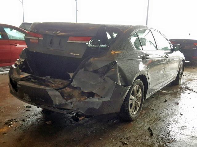 1HGCP2F62BA129193 - 2011 HONDA ACCORD GRAY photo 4