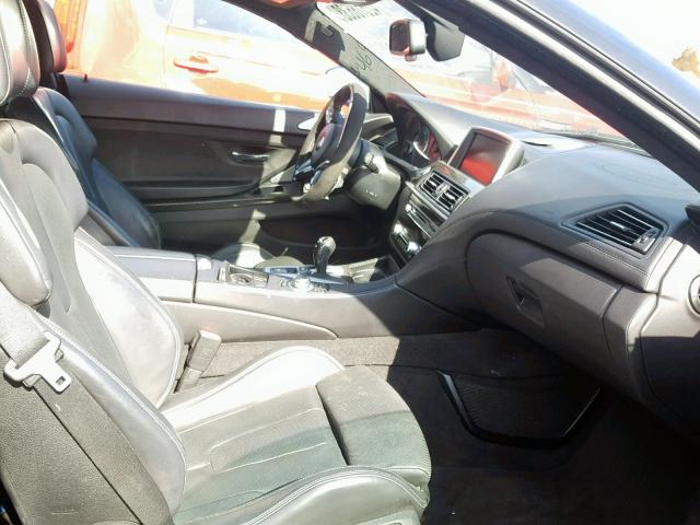 WBSLX9C52ED160121 - 2014 BMW M6 BLACK photo 5