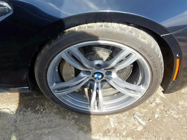 WBSLX9C52ED160121 - 2014 BMW M6 BLACK photo 9