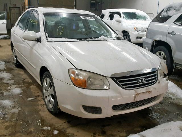 KNAFE122485503719 - 2008 KIA SPECTRA EX WHITE photo 1